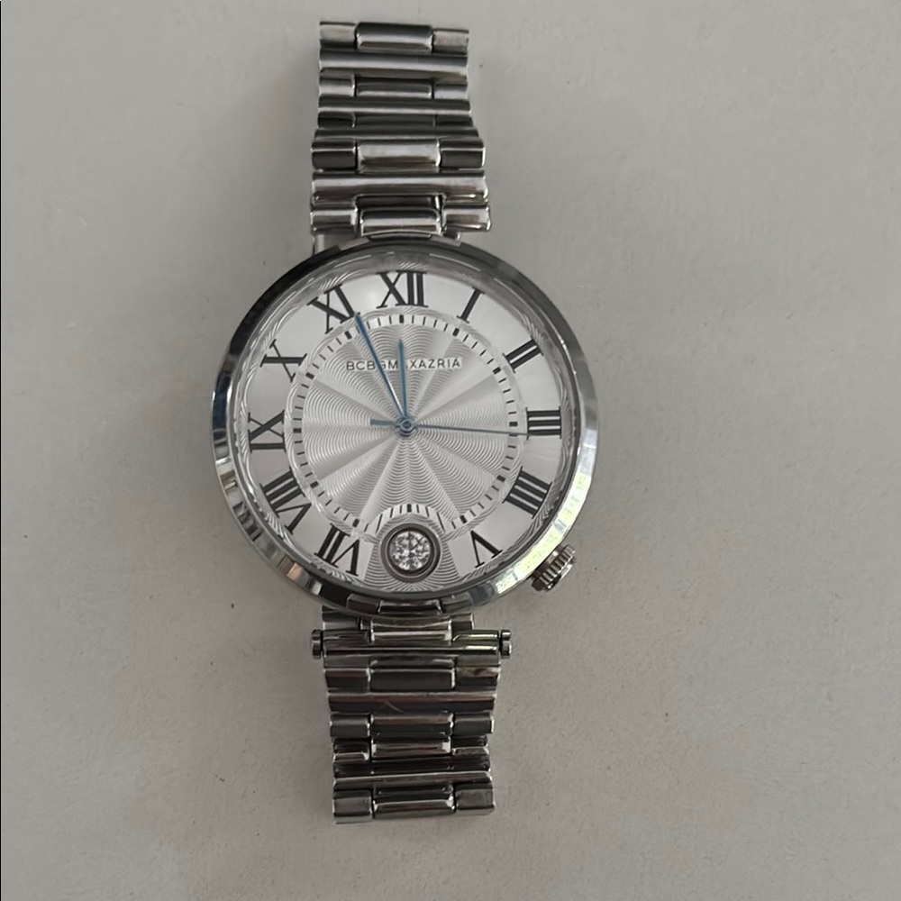 BCBG Max Azria Silver Watch